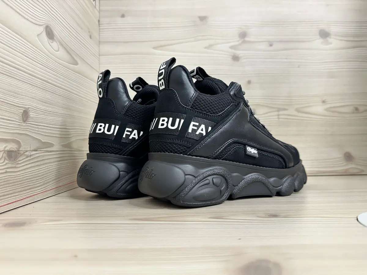Buffalo Sneakers donna CLD CHAI vegan nubuck mesh black - Image 2