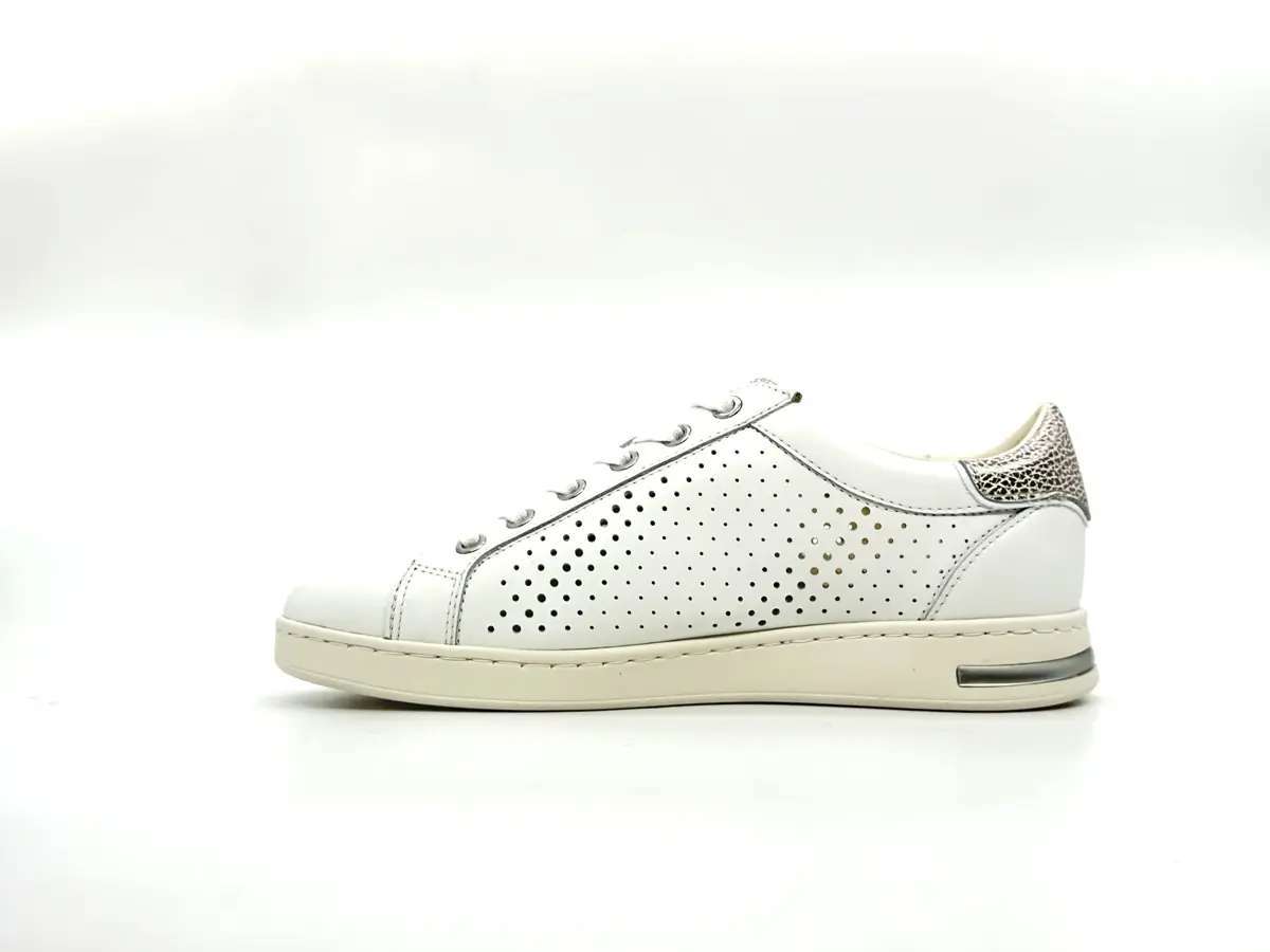Geox Jaysen sneaker donna bianche traforate pelle suola traspirante - Image 4