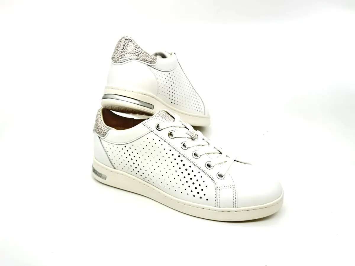 Geox Jaysen sneaker donna bianche traforate pelle suola traspirante - Image 5