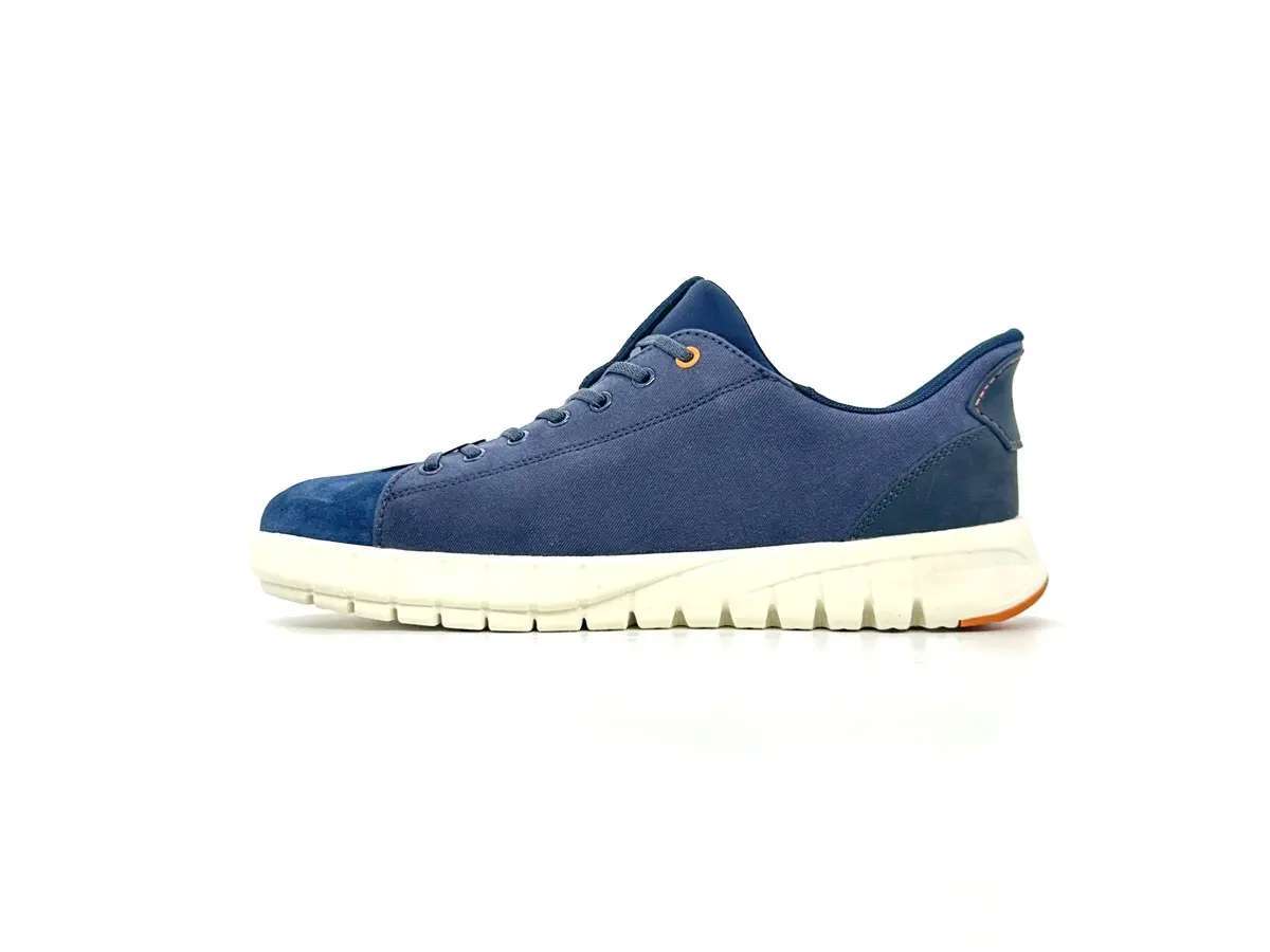 Geox sneaker uomo Flextride Plus slip on blu plantare traspirante - Image 4