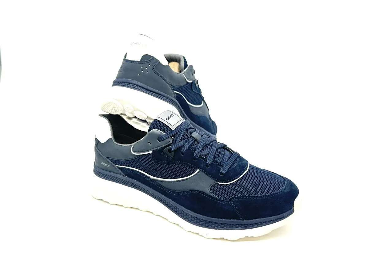 Geox sneaker uomo Spherica Actif X1 blu comfort ammortizzato traspirante - Image 3