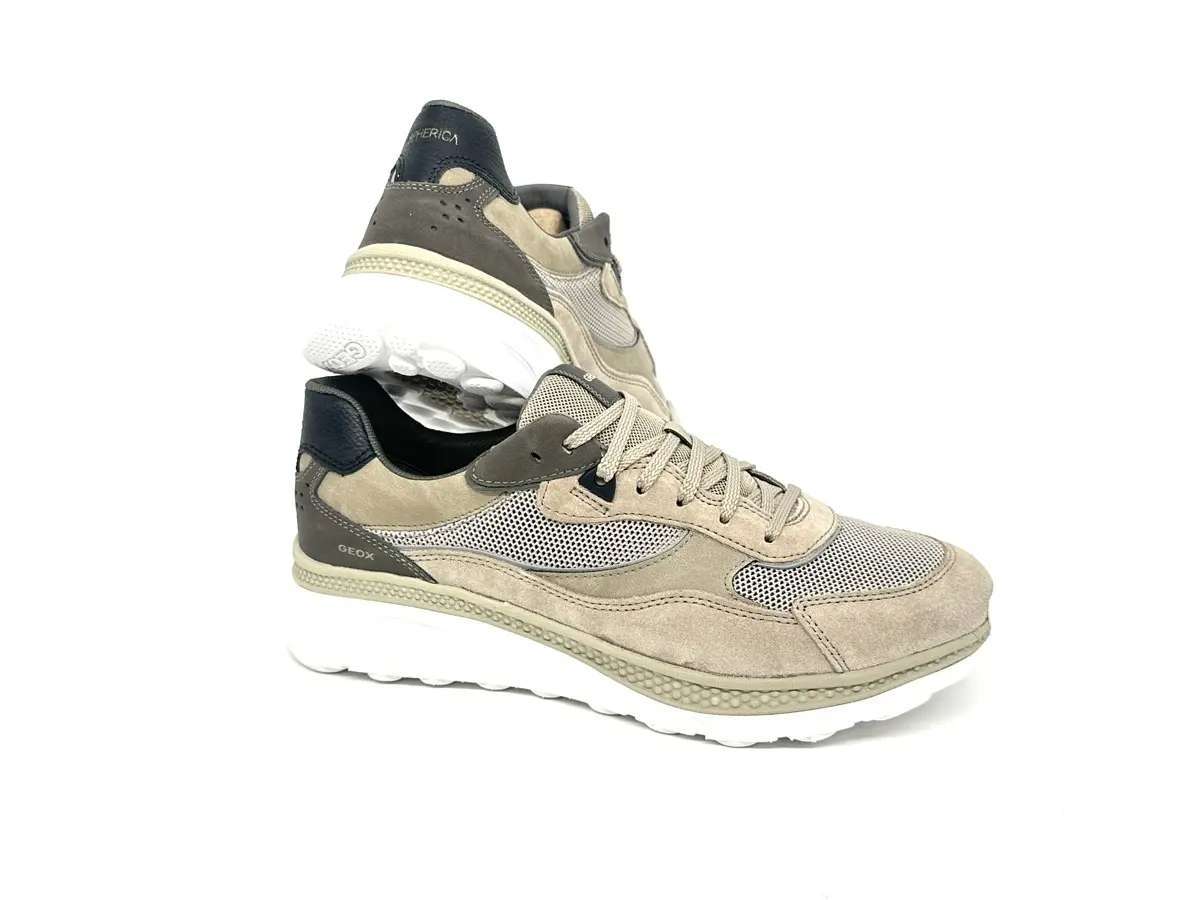 Geox sneaker uomo Spherica sand comfort ammortizzato traspirante - Image 3