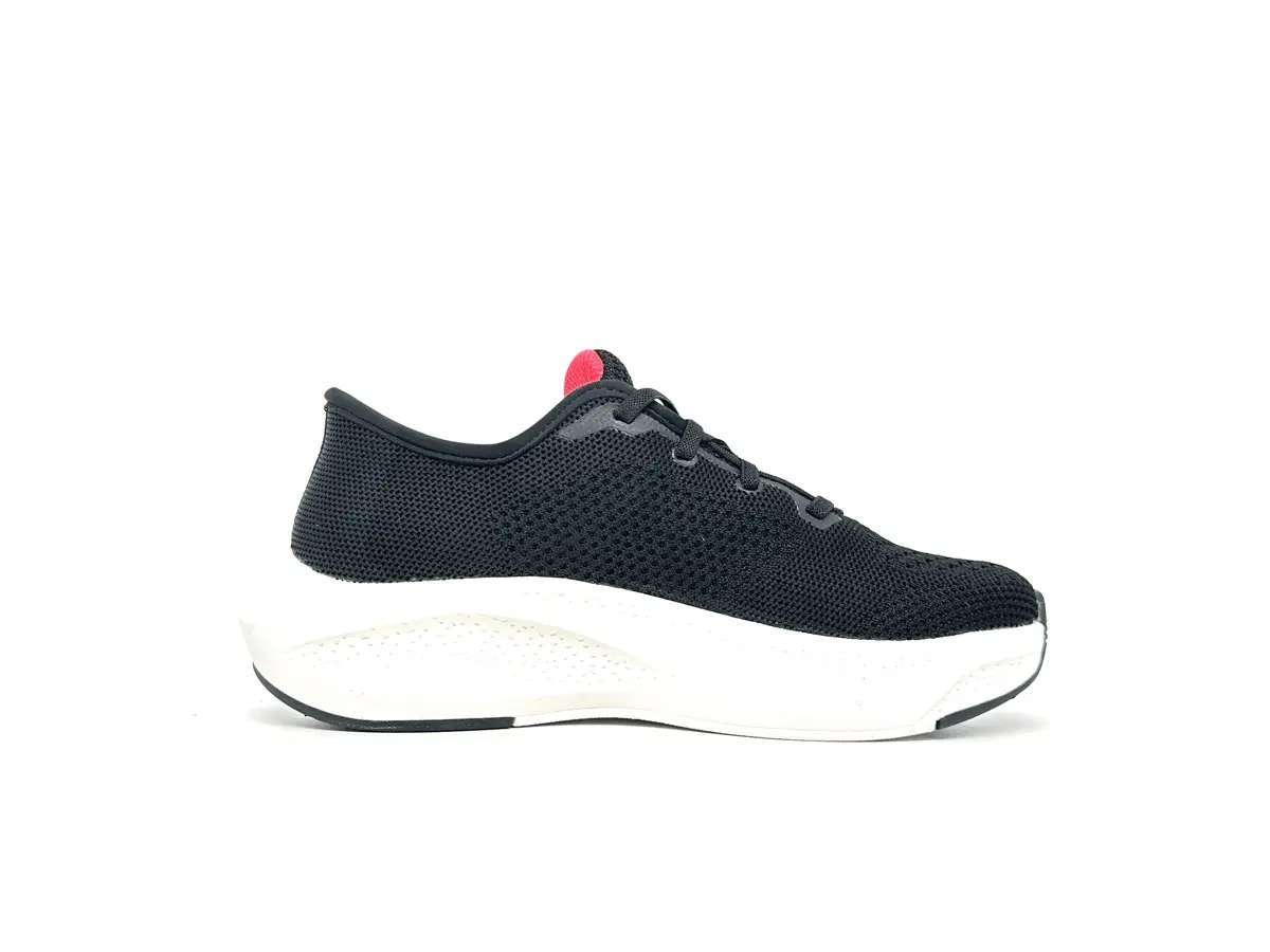 Lotto sneaker donna Run 90 Slip & Go nera con dettagli rosa memory foam - Image 6