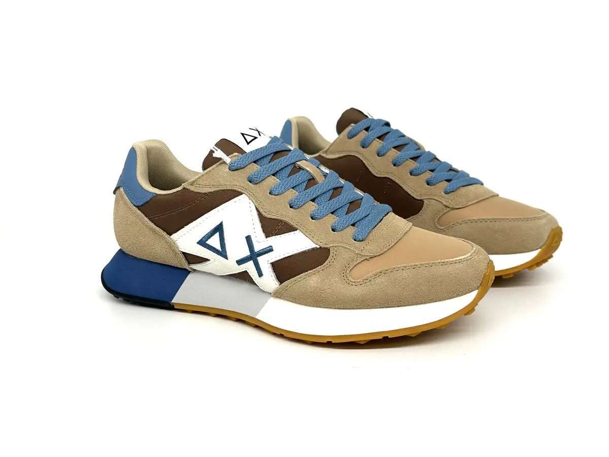 Sun68 sneakers uomo Jaki 2.0 Bicolor beige volpe - Image 4