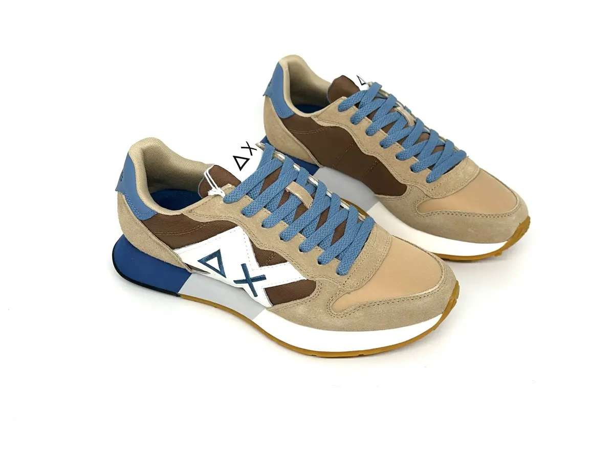 Sun68 sneakers uomo Jaki 2.0 Bicolor beige volpe - Image 7