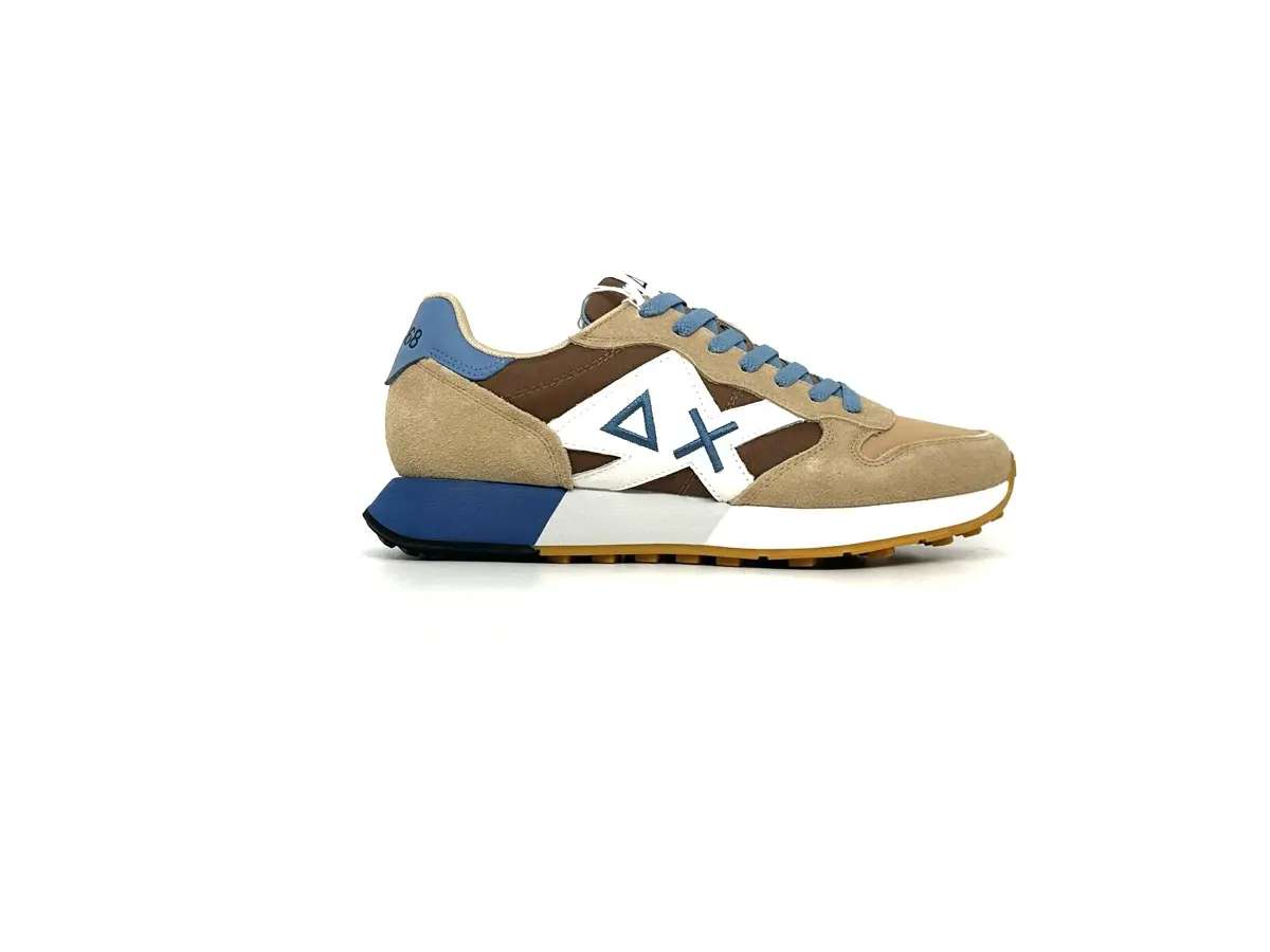 Sun68 sneakers uomo Jaki 2.0 Bicolor beige volpe - Image 5