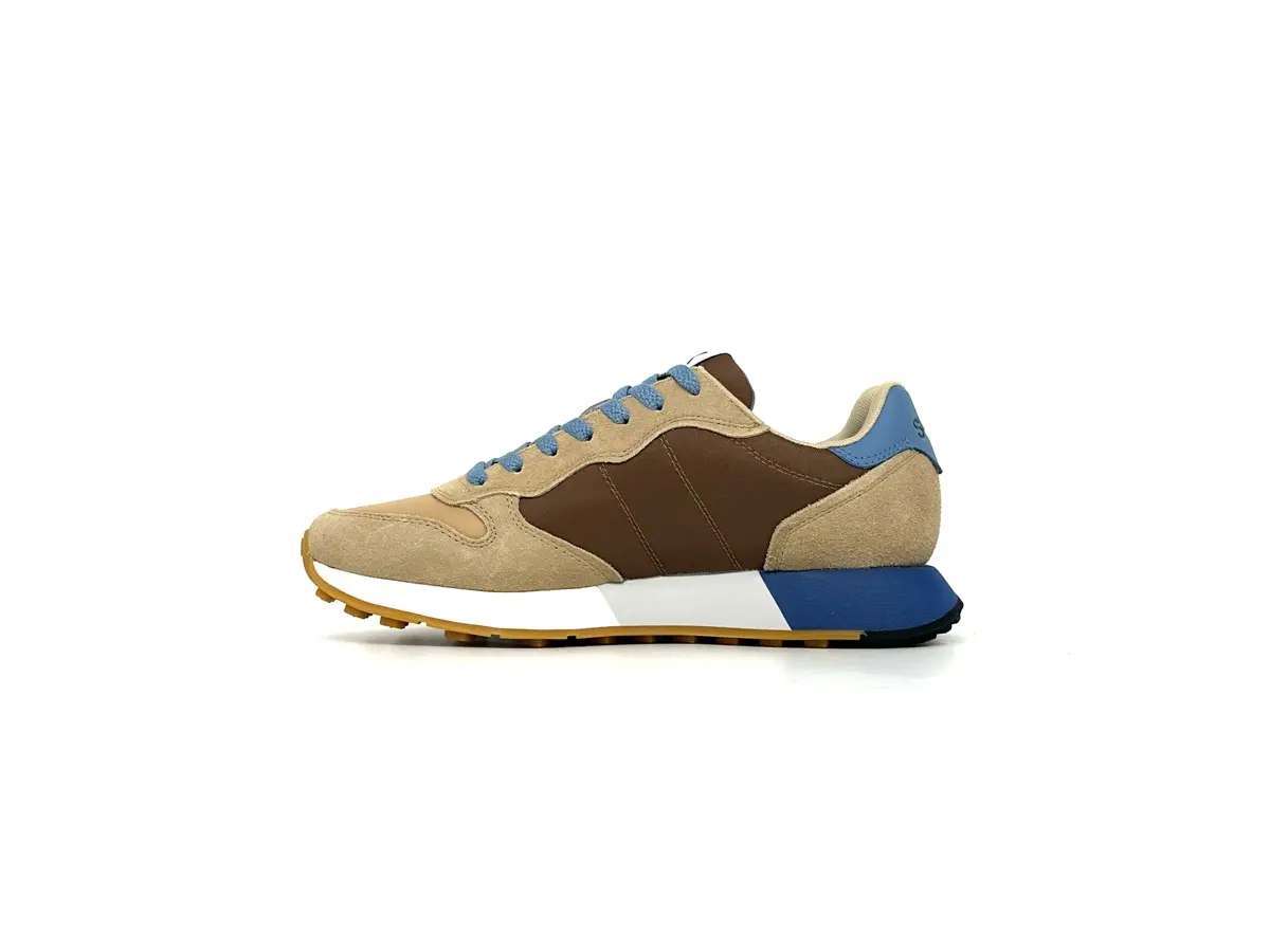 Sun68 sneakers uomo Jaki 2.0 Bicolor beige volpe - Image 6