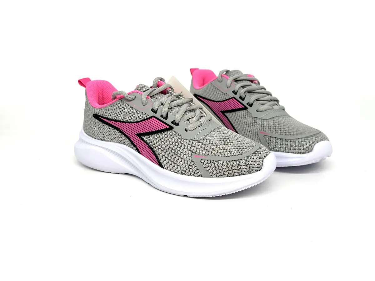 Diadora running donna Robin 7 W silver pink fluo - Image 3