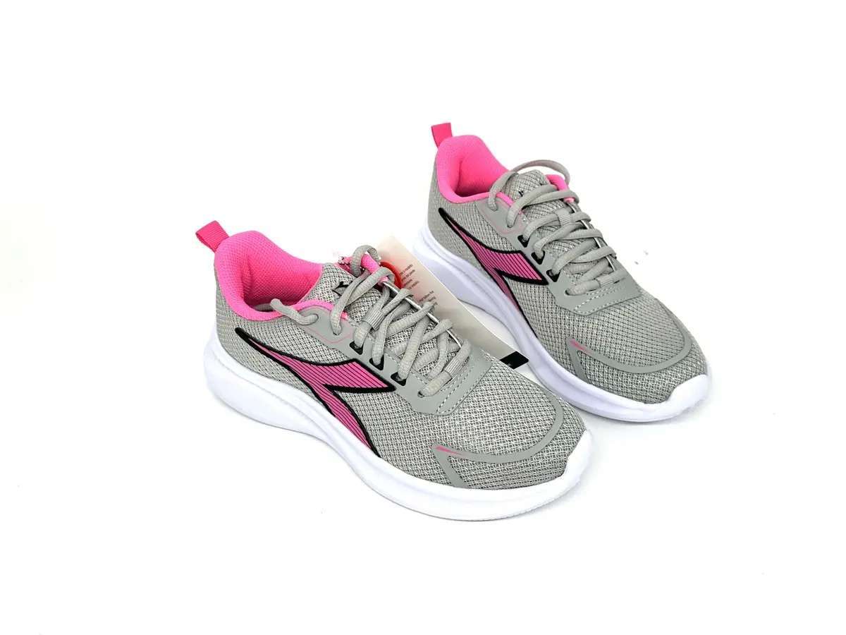 Diadora running donna Robin 7 W silver pink fluo - Image 4