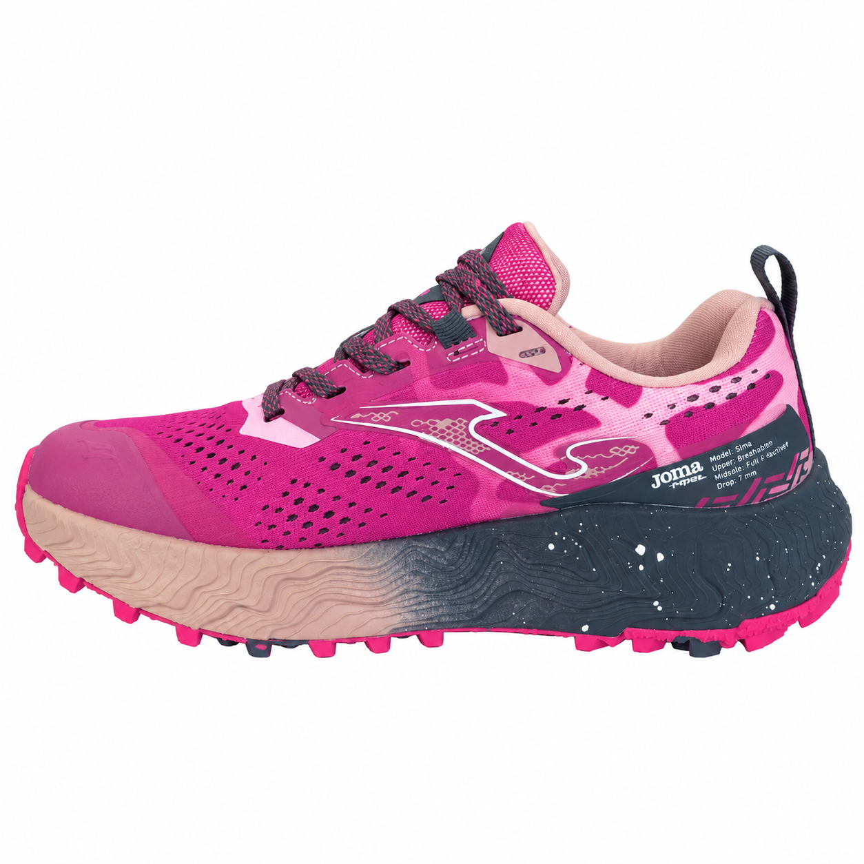 Joma sneaker donna reactive trekking fuxia - Image 6