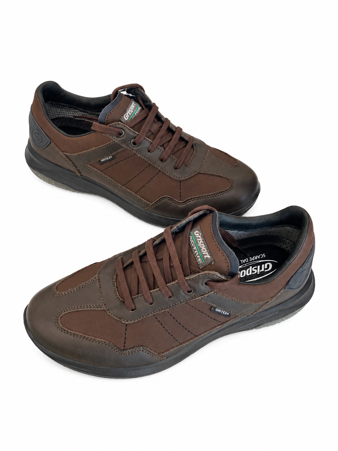 Grisport Active scarpe stringate uomo pelle testa di moro - Image 5